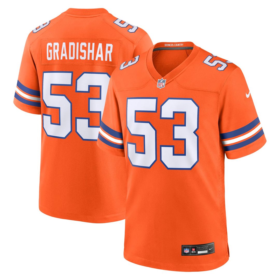Denver Broncos Randy Gradishar Nike Orange Retired Player Alternate Game Jersey - product image 1