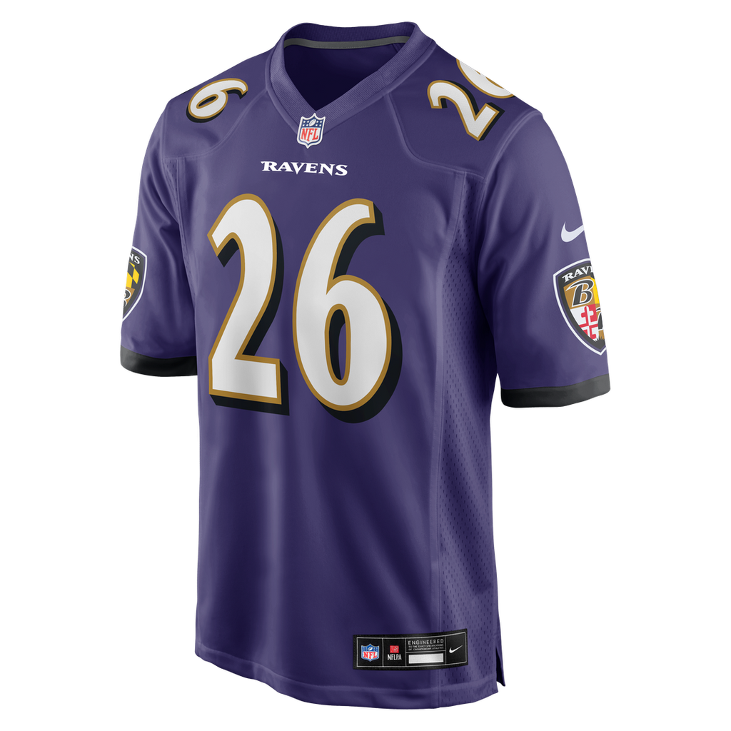 Baltimore Ravens Rasheen Ali Nike Purple Team Game Jersey - product image 2
