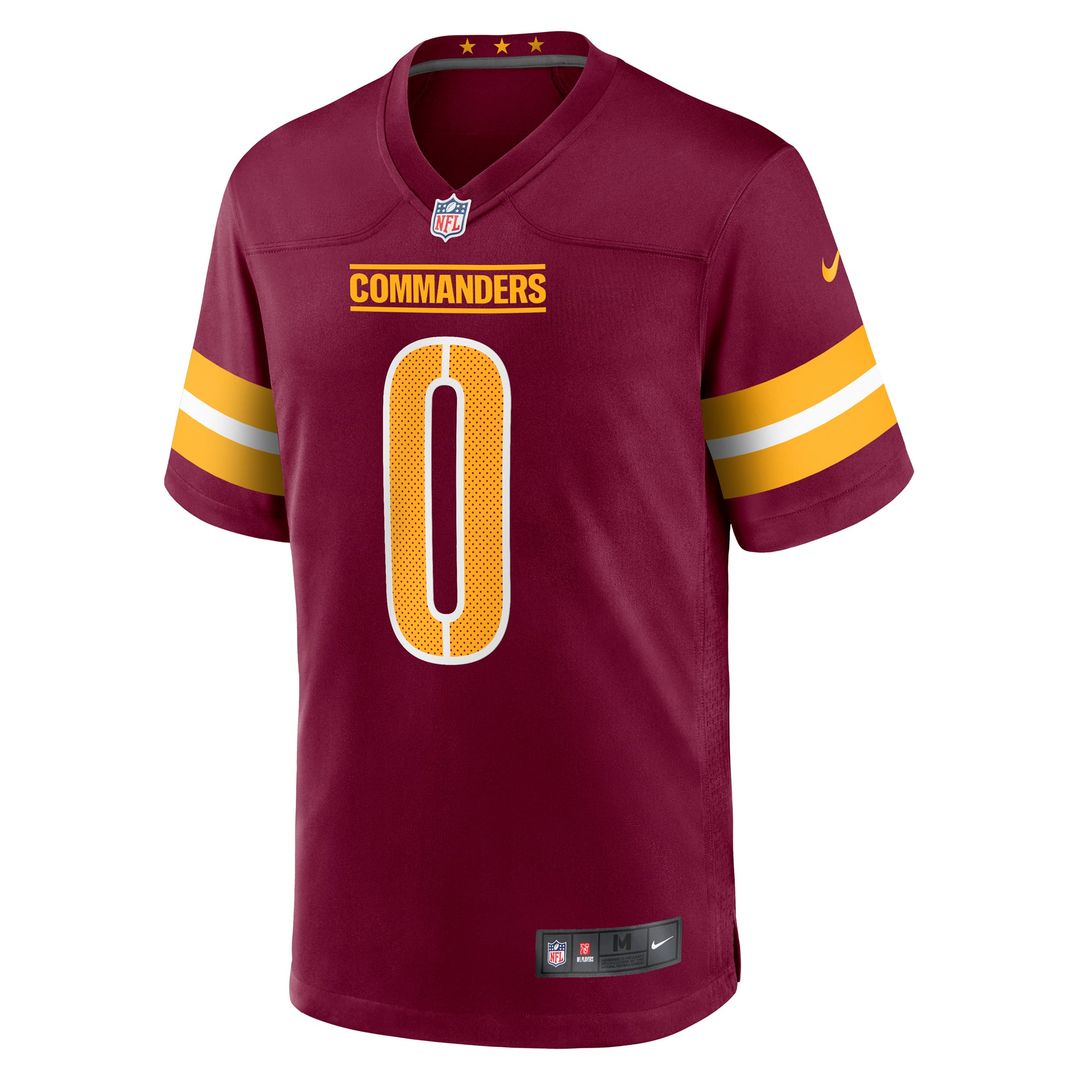 Washington Commanders Mike Sainristil Nike Burgundy Game Jersey - product image 2