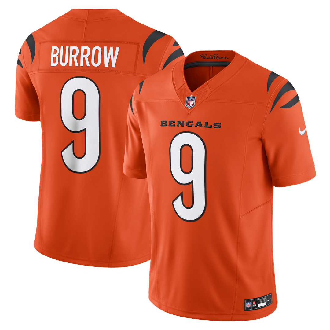 Cincinnati Bengals Joe Burrow Nike Orange Vapor F.U.S.E. Limited Jersey - product image 1
