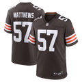 Cleveland Browns Clay Matthews Nike Brown Game Retired Player Jersey - product image 1