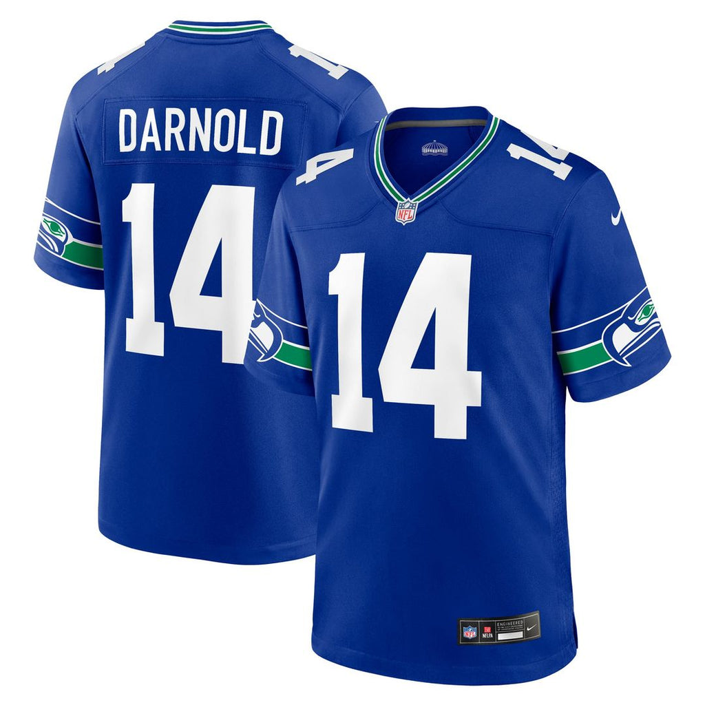 Seattle Seahawks Sam Darnold Nike Royal Alternate Game Player Jersey - product image 1
