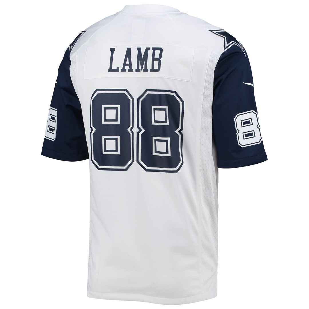 Dallas Cowboys CeeDee Lamb Nike White Alternate Game Team Jersey - product image 6