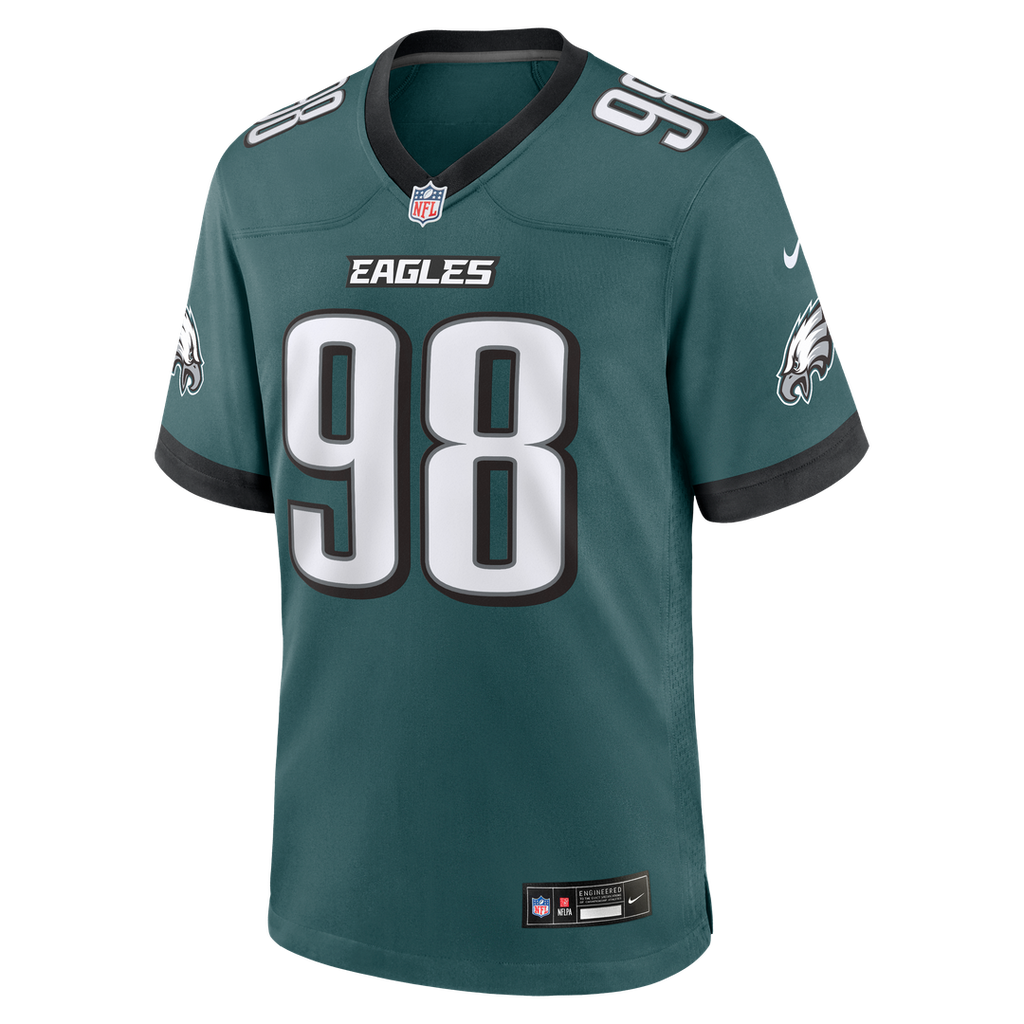 Philadelphia Eagles Jalen Carter Nike White Game Jersey - product image 22