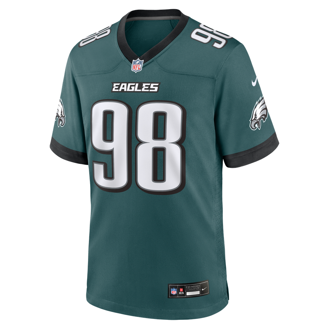 Philadelphia Eagles Jalen Carter Nike White Game Jersey - product image 22
