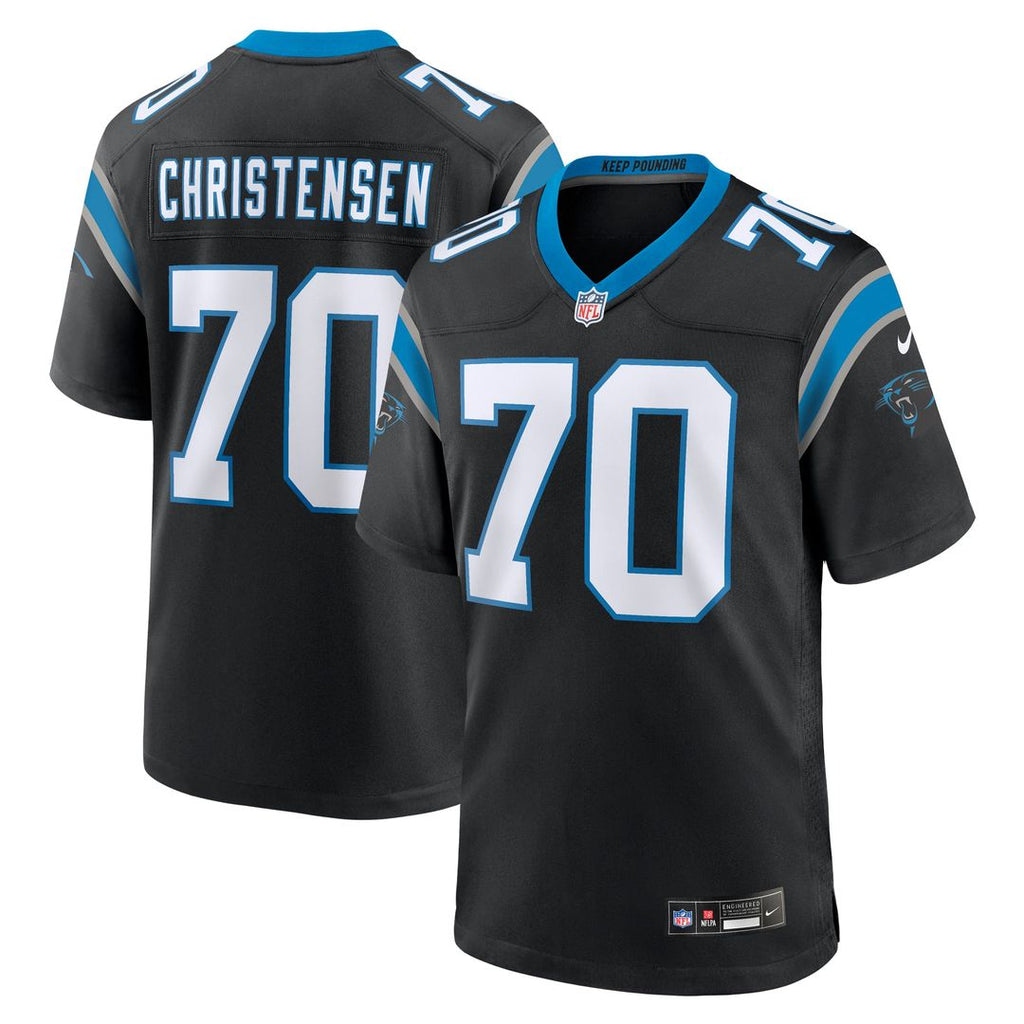 Carolina Panthers Brady Christensen Nike Black Team Game Jersey - product image 1