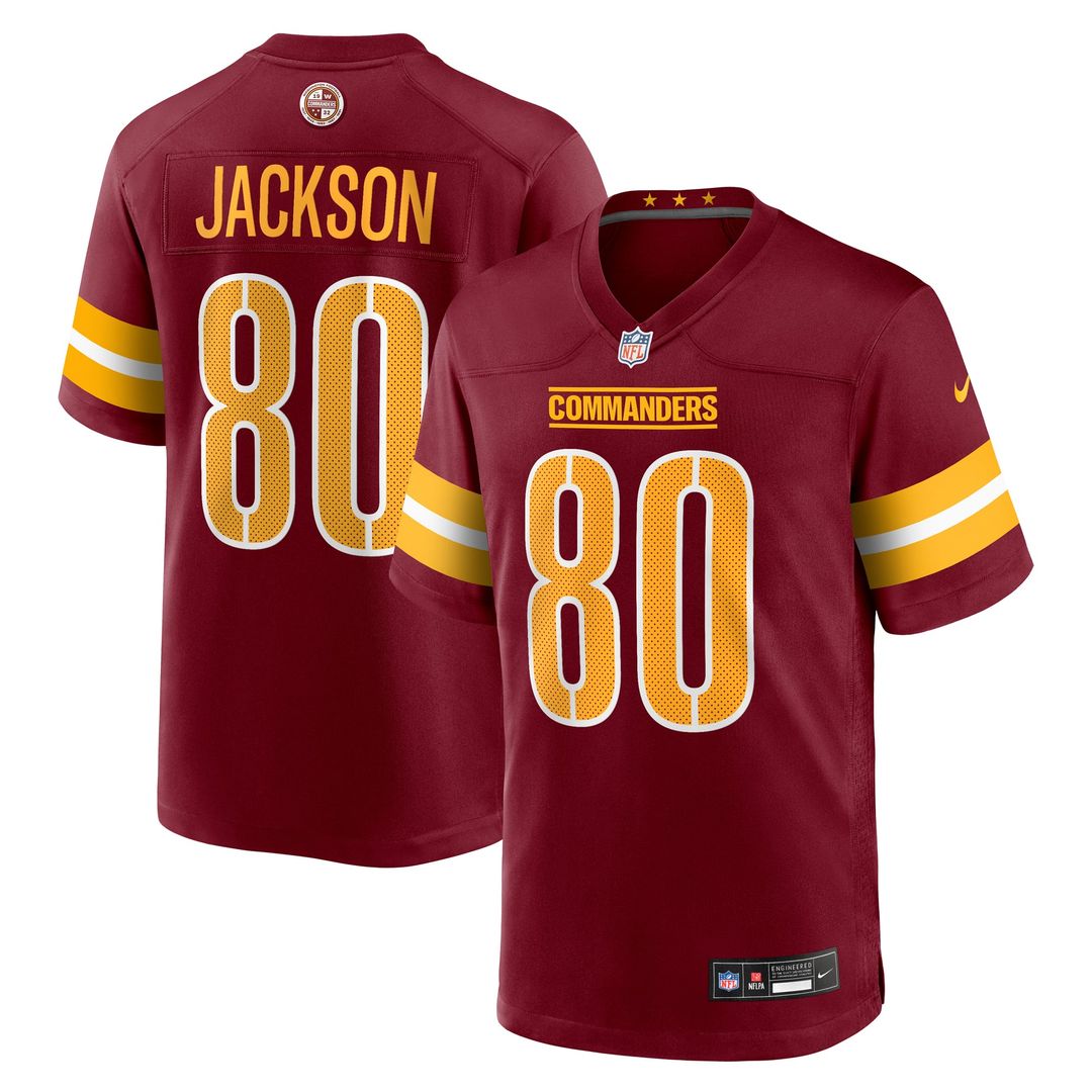Washington Commanders Tyree Jackson Nike Burgundy Team Game Jersey - product image 1