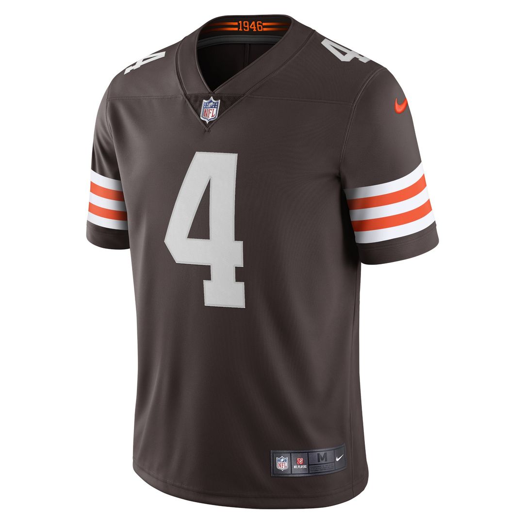Cleveland Browns Deshaun Watson Nike Brown Vapor Limited Jersey - product image 2