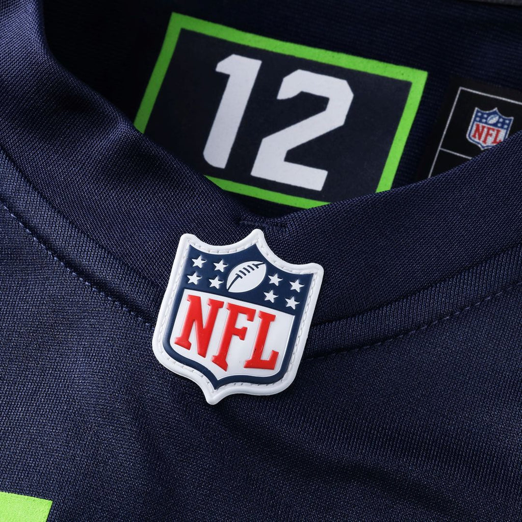 Seattle Seahawks DeMarcus Lawrence Nike College Navy Team Game Jersey - product image 4