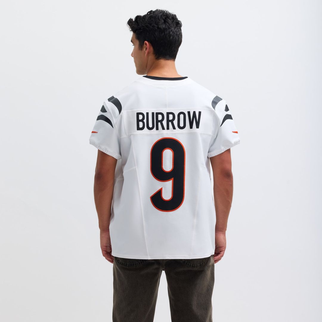 Cincinnati Bengals Joe Burrow Nike White Vapor F.U.S.E. Elite Jersey - product image 5