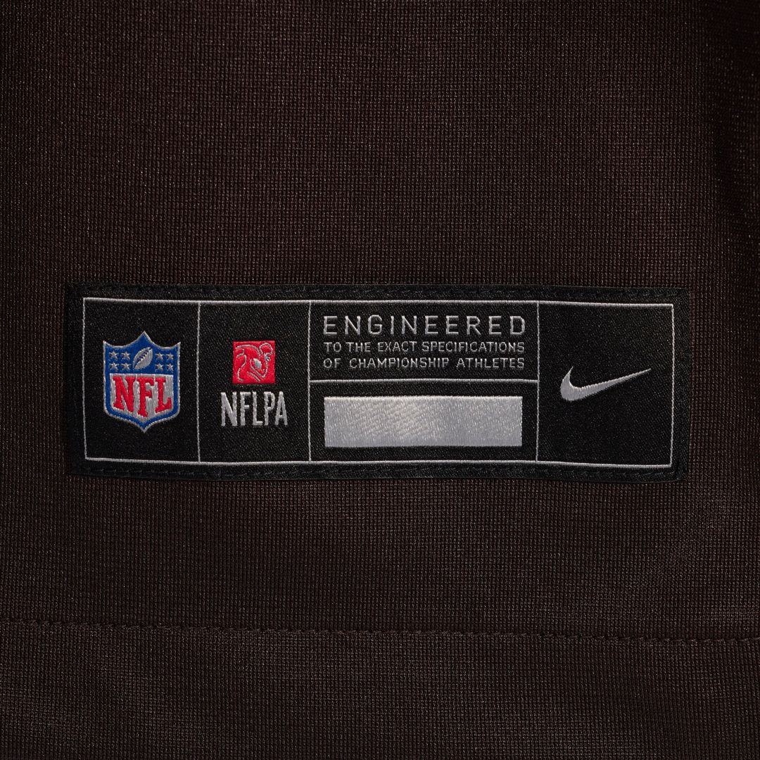 Cleveland Browns Austin Barber Nike Brown Team Game Jersey - product image 8