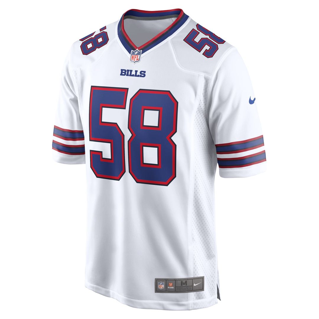 Buffalo Bills Matt Milano Nike White Away Game Player Jersey - product image 2