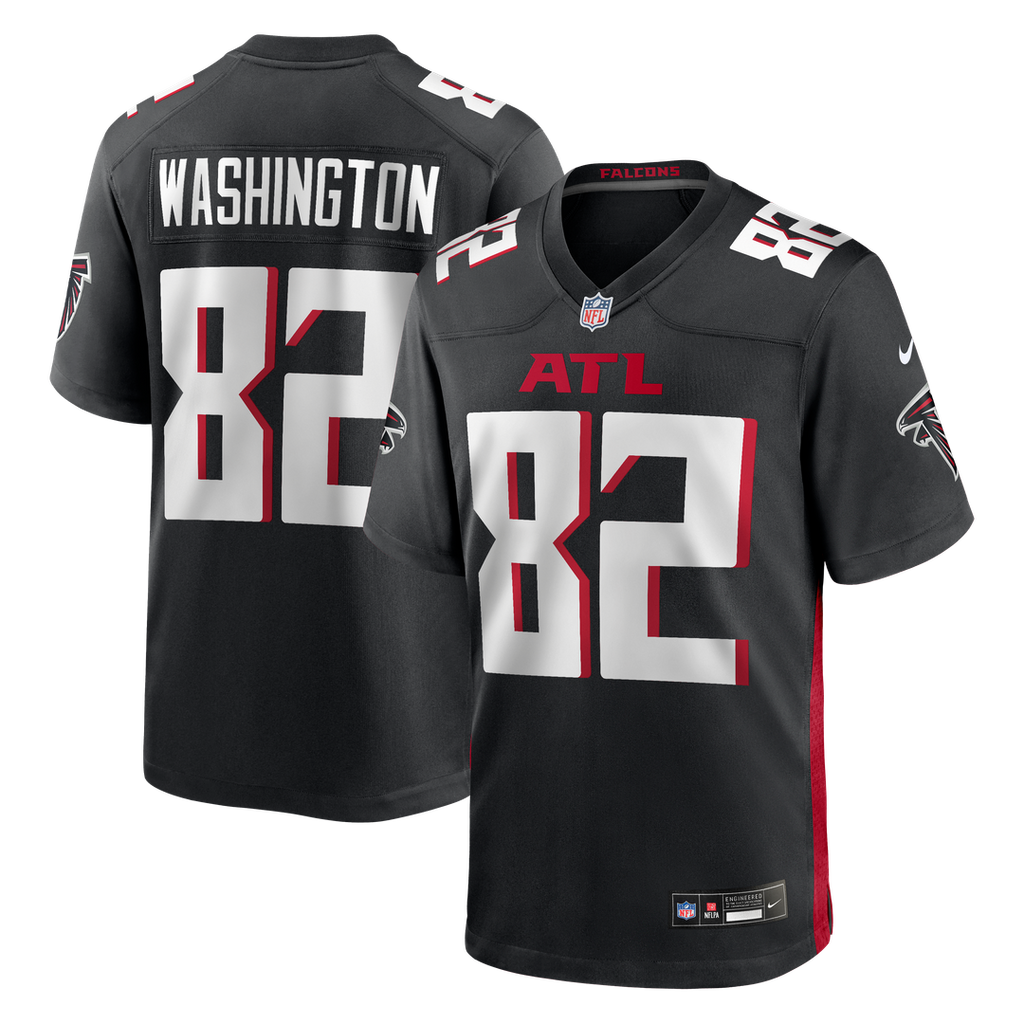 Atlanta Falcons Casey Washington Nike Black Team Game Jersey - product image 1