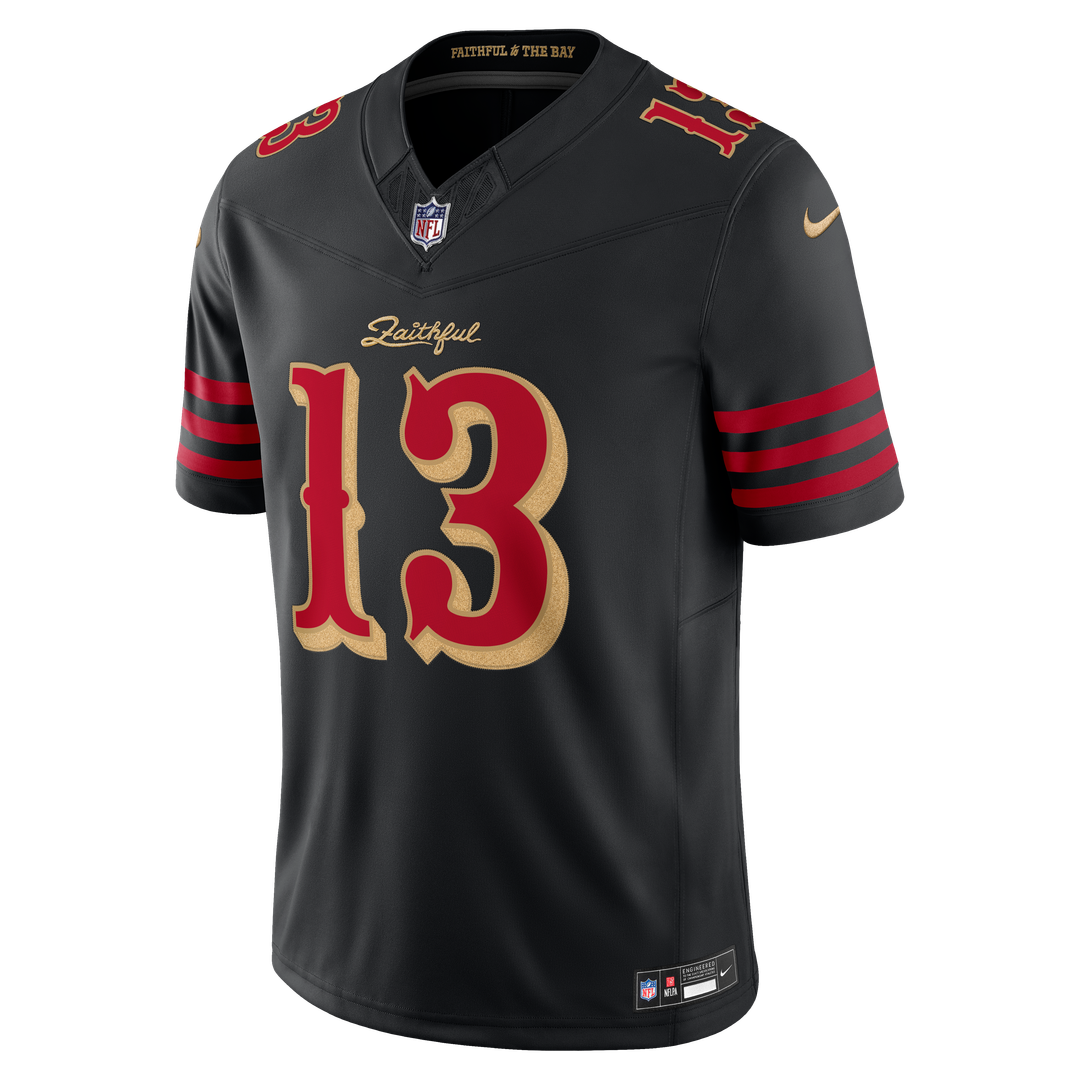 San Francisco 49ers Brock Purdy Nike Black Rivalries Collection Stitched Limited Jersey - product image 7