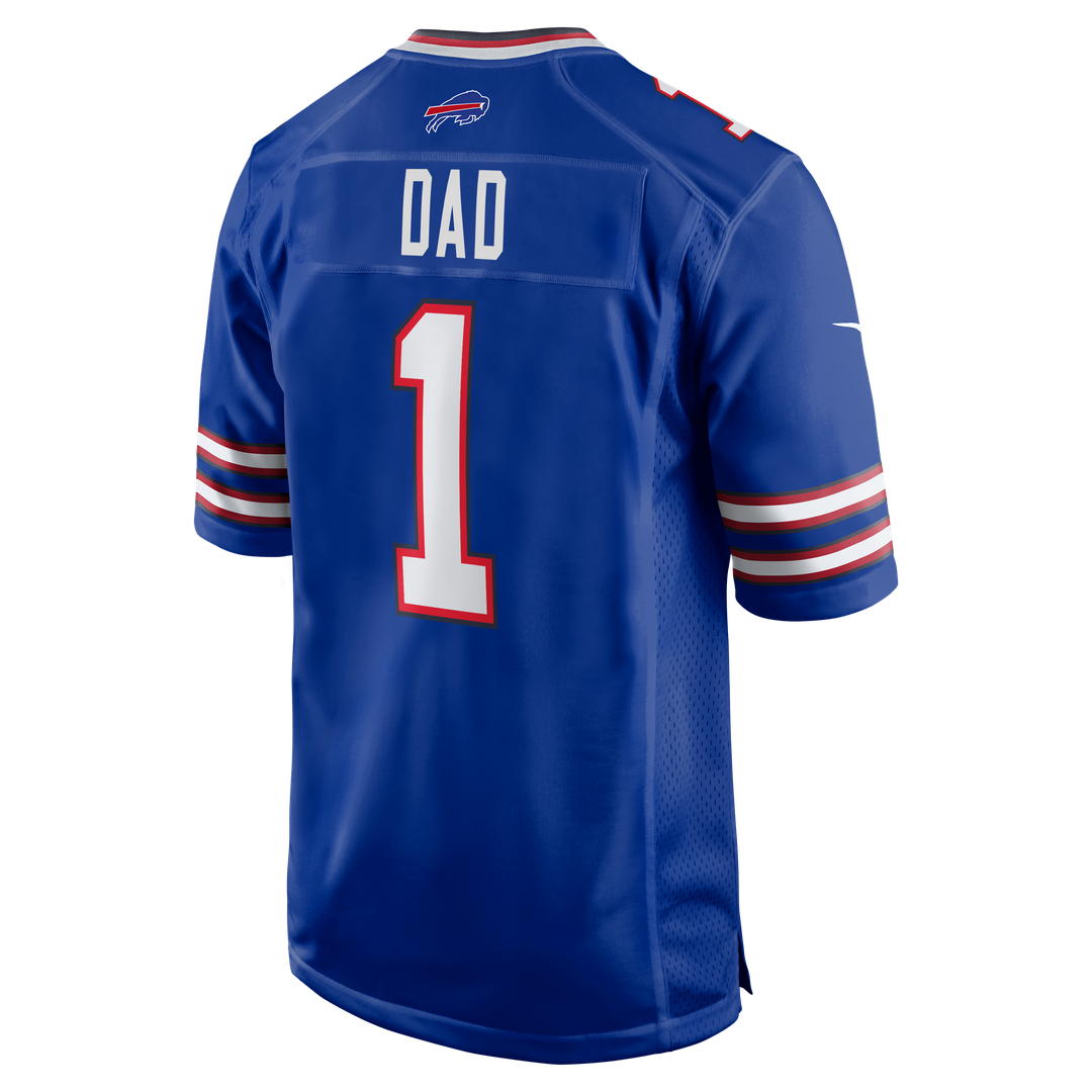 Buffalo Bills Number 1 Dad Nike Royal Game Jersey - product image 3