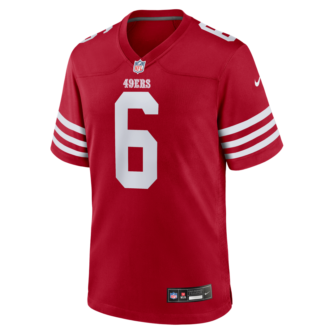 San Francisco 49ers Malik Mustapha Nike Scarlet Game Jersey - product image 2