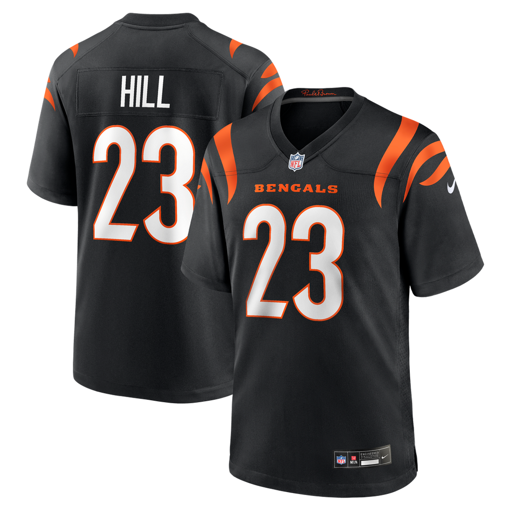 Cincinnati Bengals Daxton Hill Nike Black Player Game Jersey - product image 1