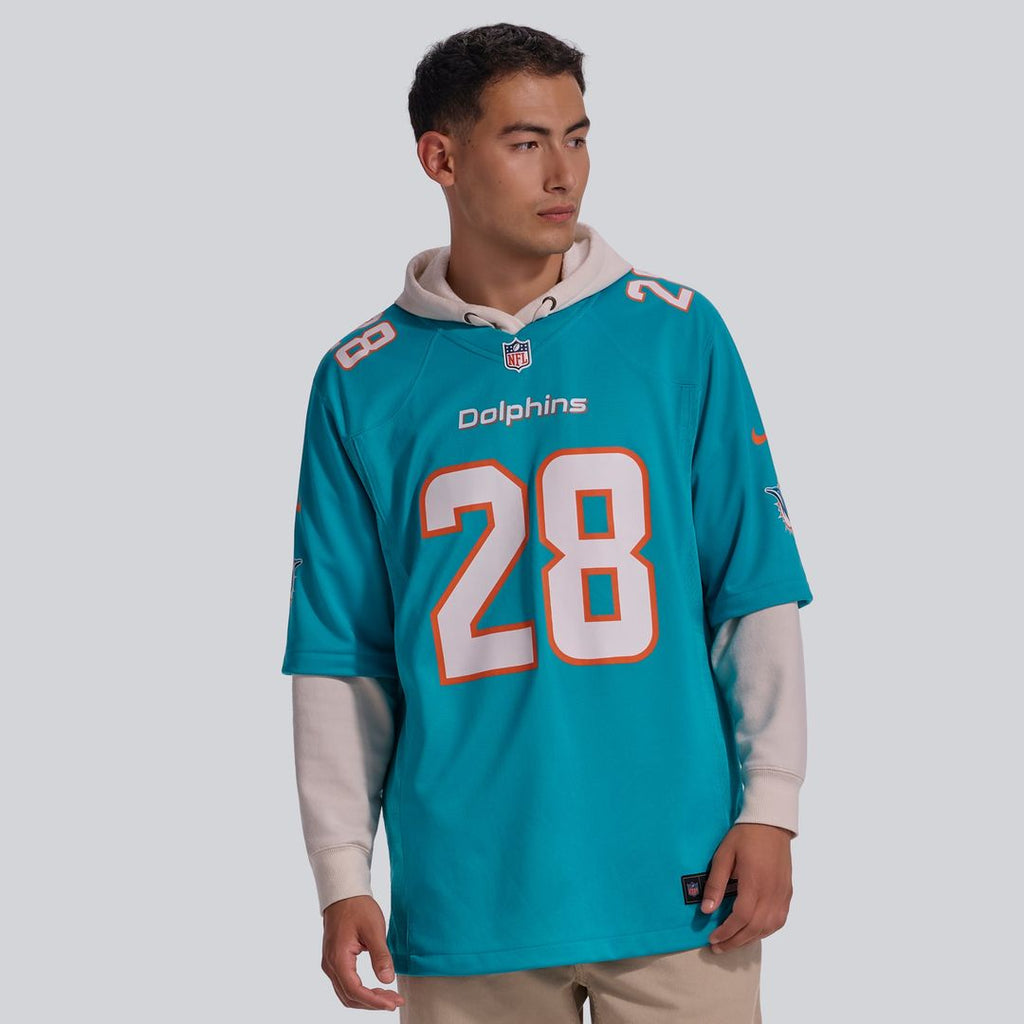 Miami Dolphins De’Von Achane Nike Aqua Player Game Jersey - product image 3