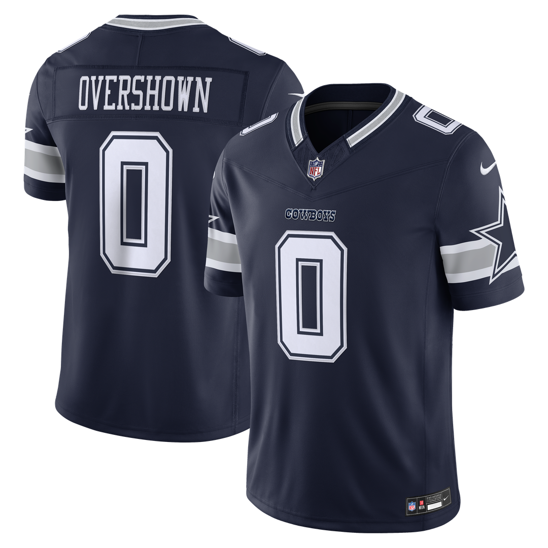 Dallas Cowboys DeMarvion Overshown Nike Navy Team Vapor F.U.S.E. Stitched Limited Jersey - product image 1