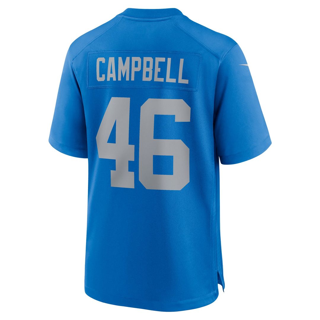 Detroit Lions Jack Campbell Nike Blue Alternate Game Jersey - product image 3