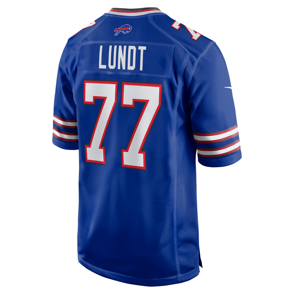 Buffalo Bills Chase Lundt Nike Royal Team Game Jersey - product image 3