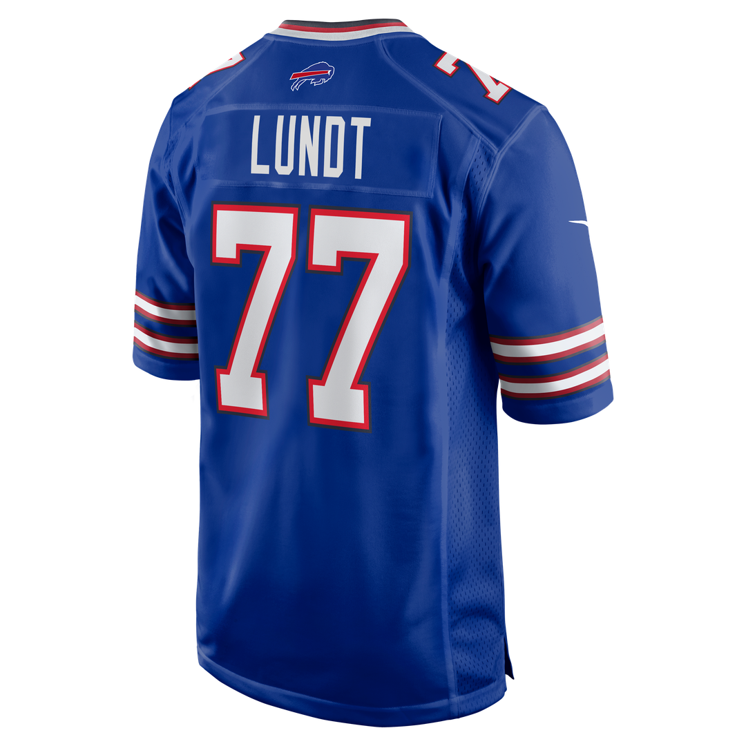 Buffalo Bills Chase Lundt Nike Royal Team Game Jersey - product image 3