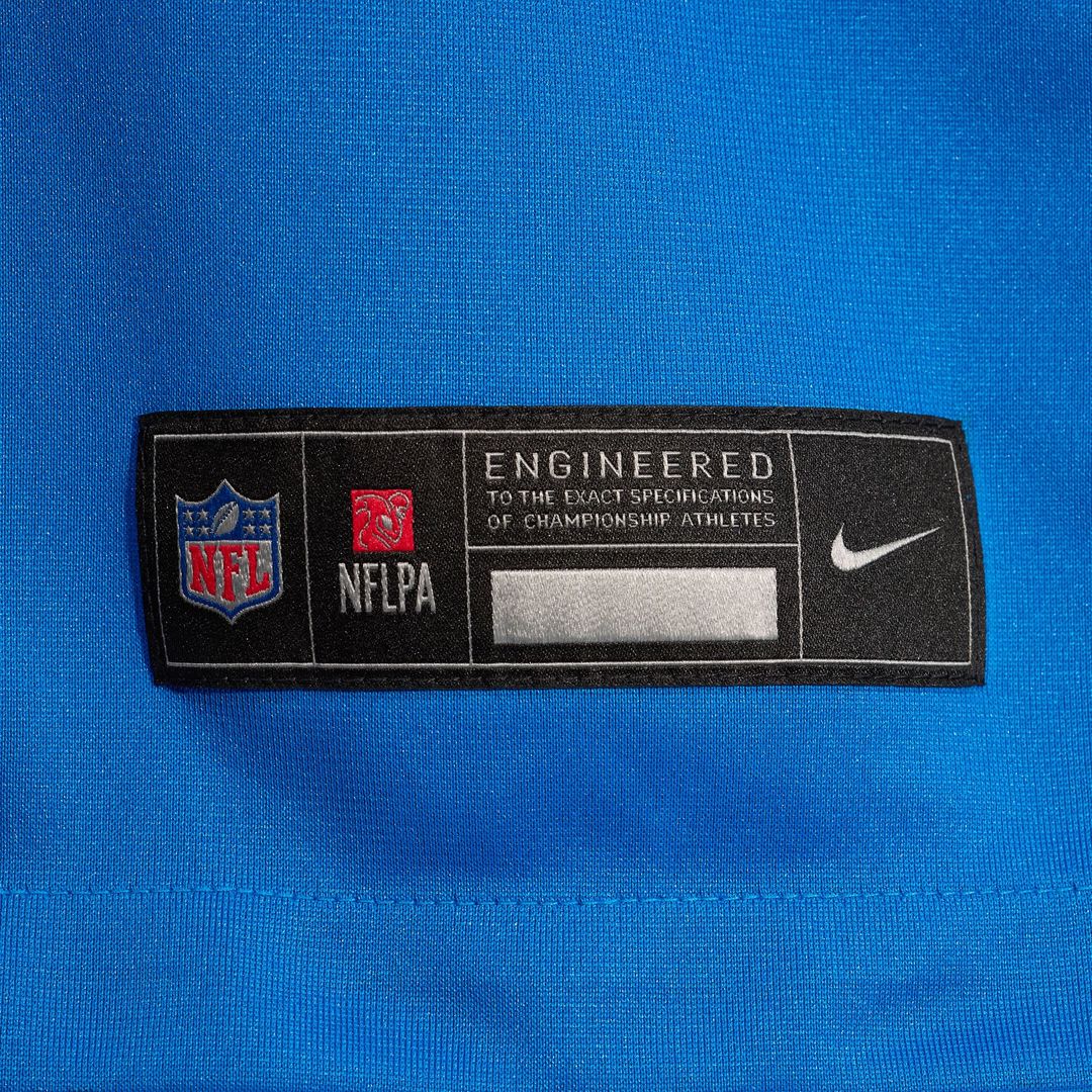 Detroit Lions Number 1 Dad Nike Blue Game Jersey - product image 6