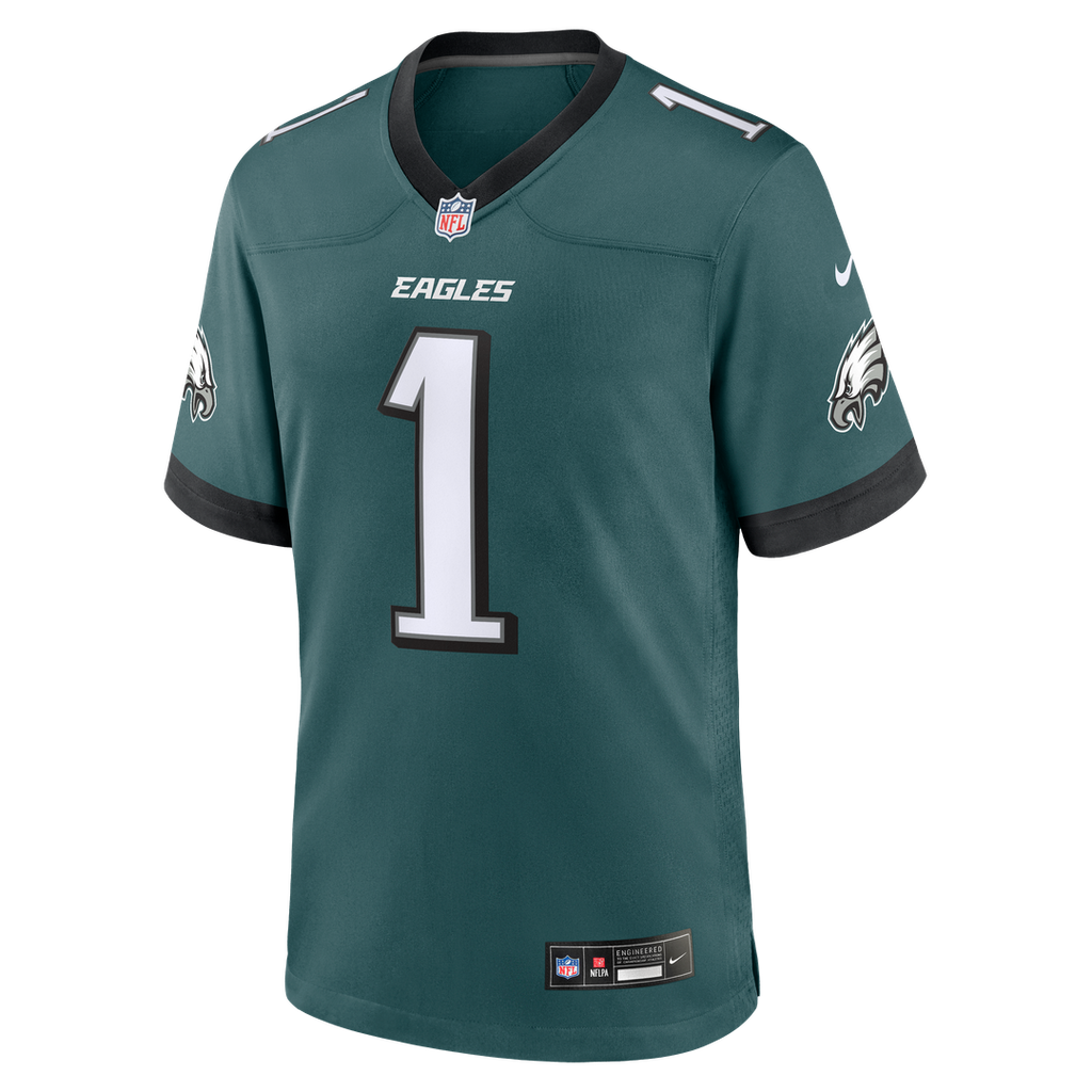 Philadelphia Eagles Jalen Hurts Nike Midnight Green Team Game Jersey - product image 7