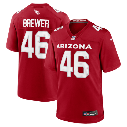 Arizona Cardinals Aaron Brewer Nike Cardinal Team Game Jersey - product image 1