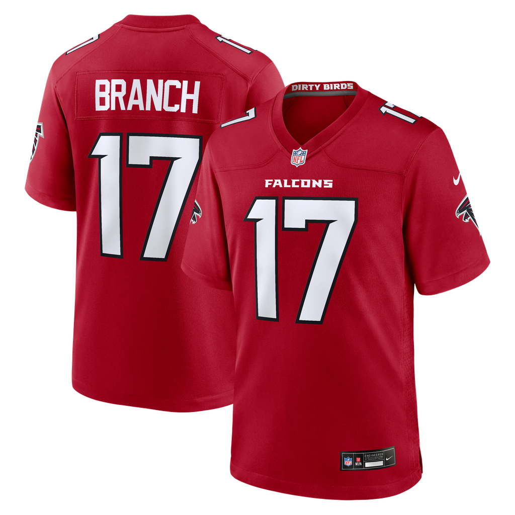 Atlanta Falcons Zachariah Branch Nike Red Team Game Jersey - product image 1