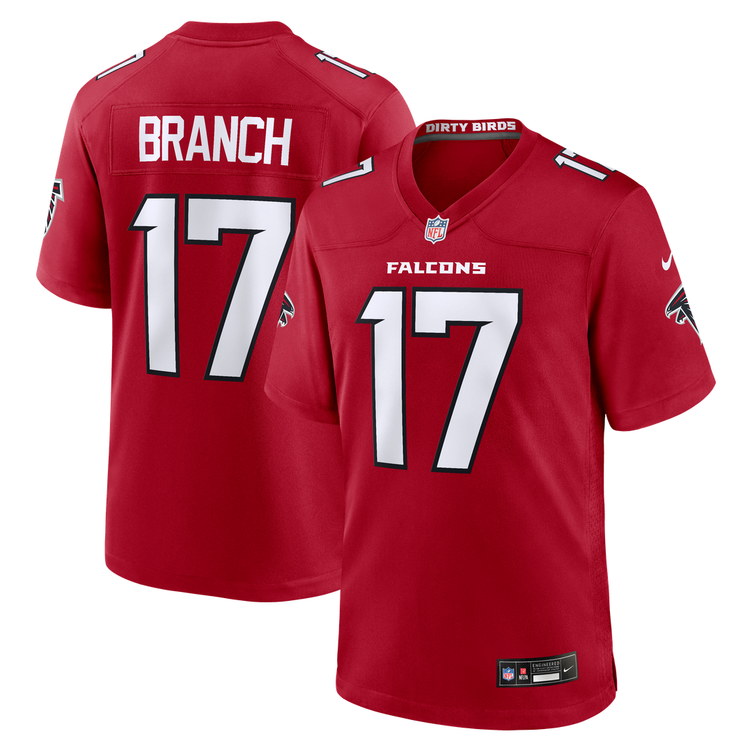Atlanta Falcons Zachariah Branch Nike Red Team Game Jersey - product image 1