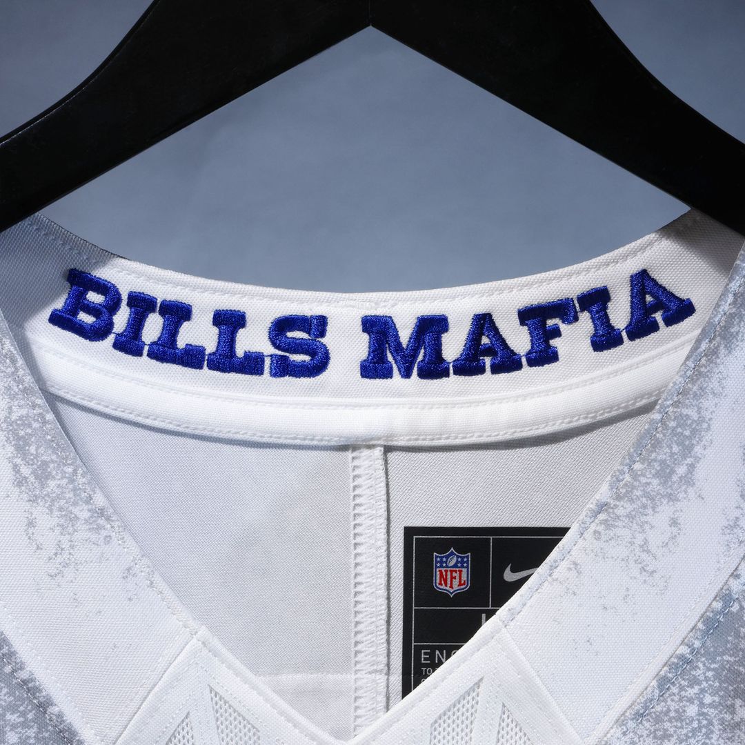Buffalo Bills Keon Coleman Nike White Rivalries Collection Stitched Limited Jersey - product image 4