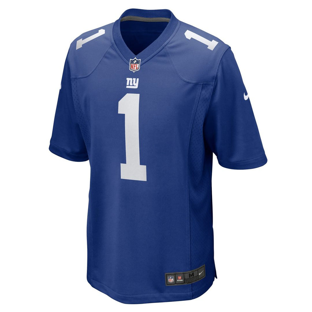 New York Giants Number 1 Groom Nike Royal Game Jersey - product image 2