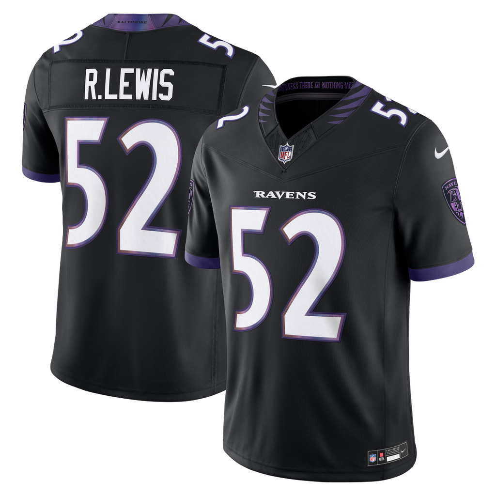 Baltimore Ravens Ray Lewis Nike Black Alternate Vapor F.U.S.E. Stitched Retired Player Limited Jersey - product image 1