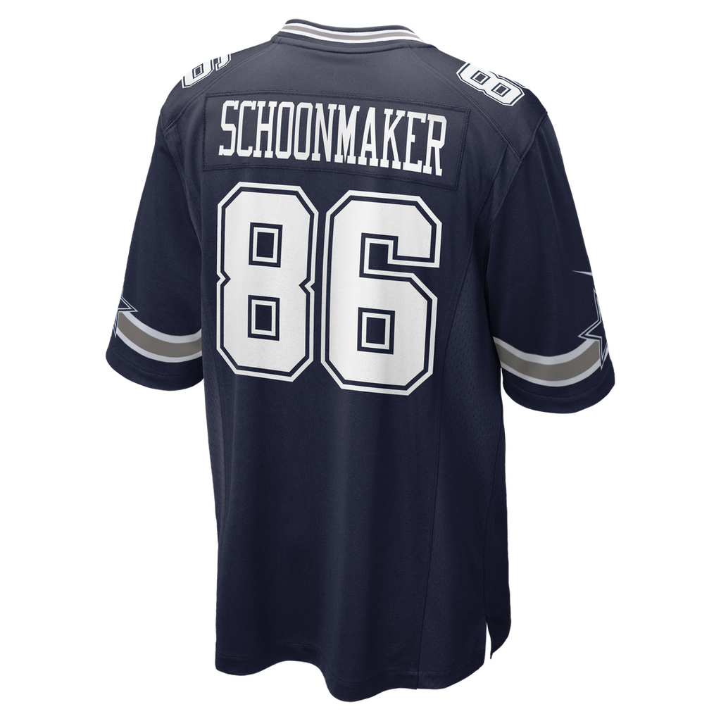 Dallas Cowboys Luke Schoonmaker Nike Navy Team Game Jersey - product image 3