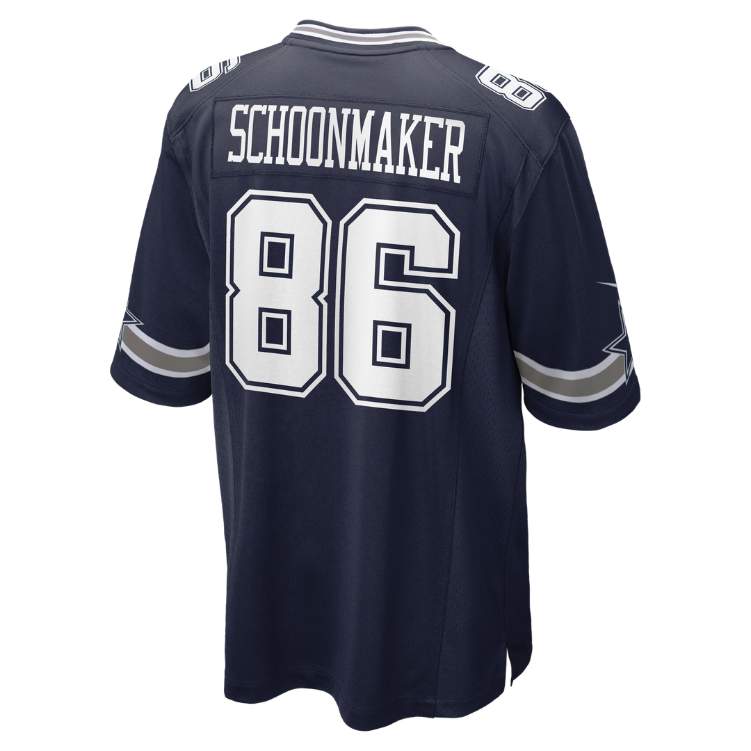 Dallas Cowboys Luke Schoonmaker Nike Navy Team Game Jersey - product image 3