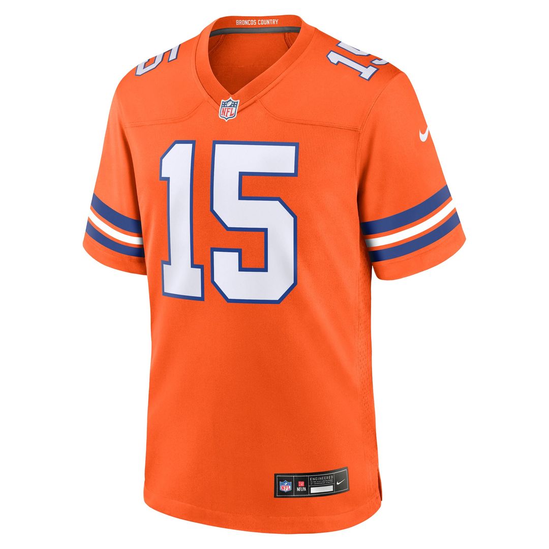Denver Broncos Nik Bonitto Nike Orange Alternate 2 Mile High Collection 1977 Throwback Game Jersey - product image 2