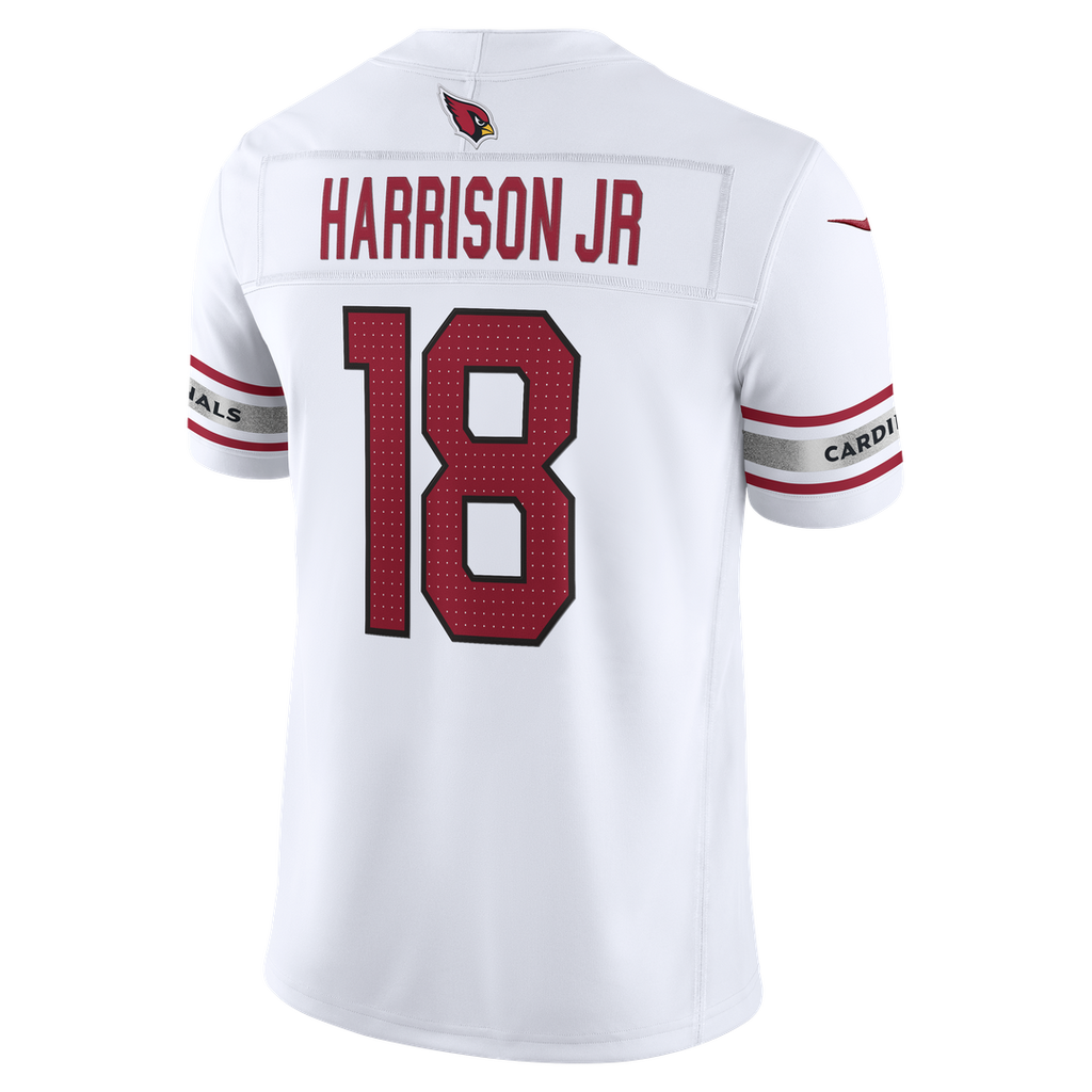 Arizona Cardinals Marvin Harrison Jr. Nike White Vapor F.U.S.E. Stitched Limited Jersey - product image 3