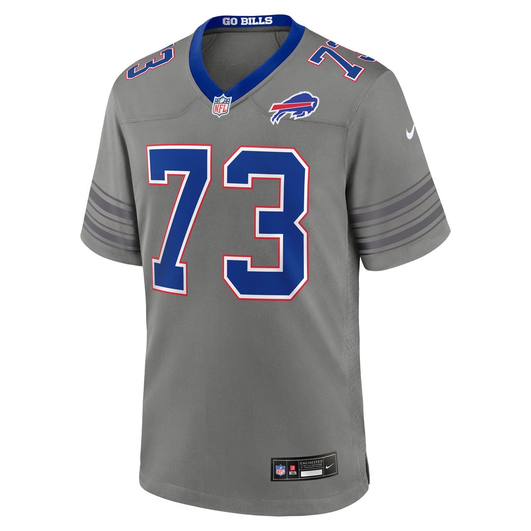 Buffalo Bills Dion Dawkins Nike Gray Nickel City Game Jersey - product image 2