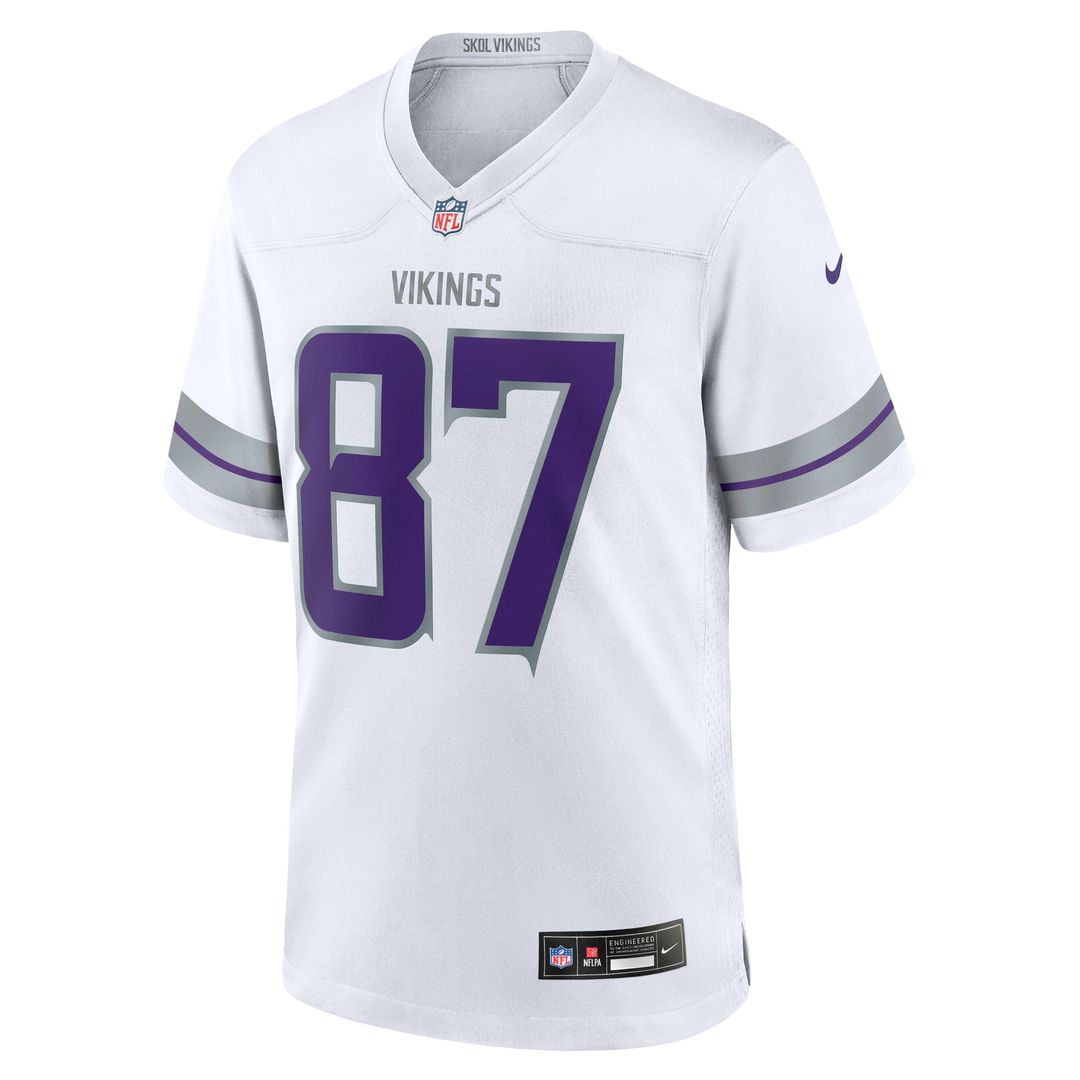 Minnesota Vikings T.J. Hockenson Nike White Alternate Game Player Jersey - product image 2