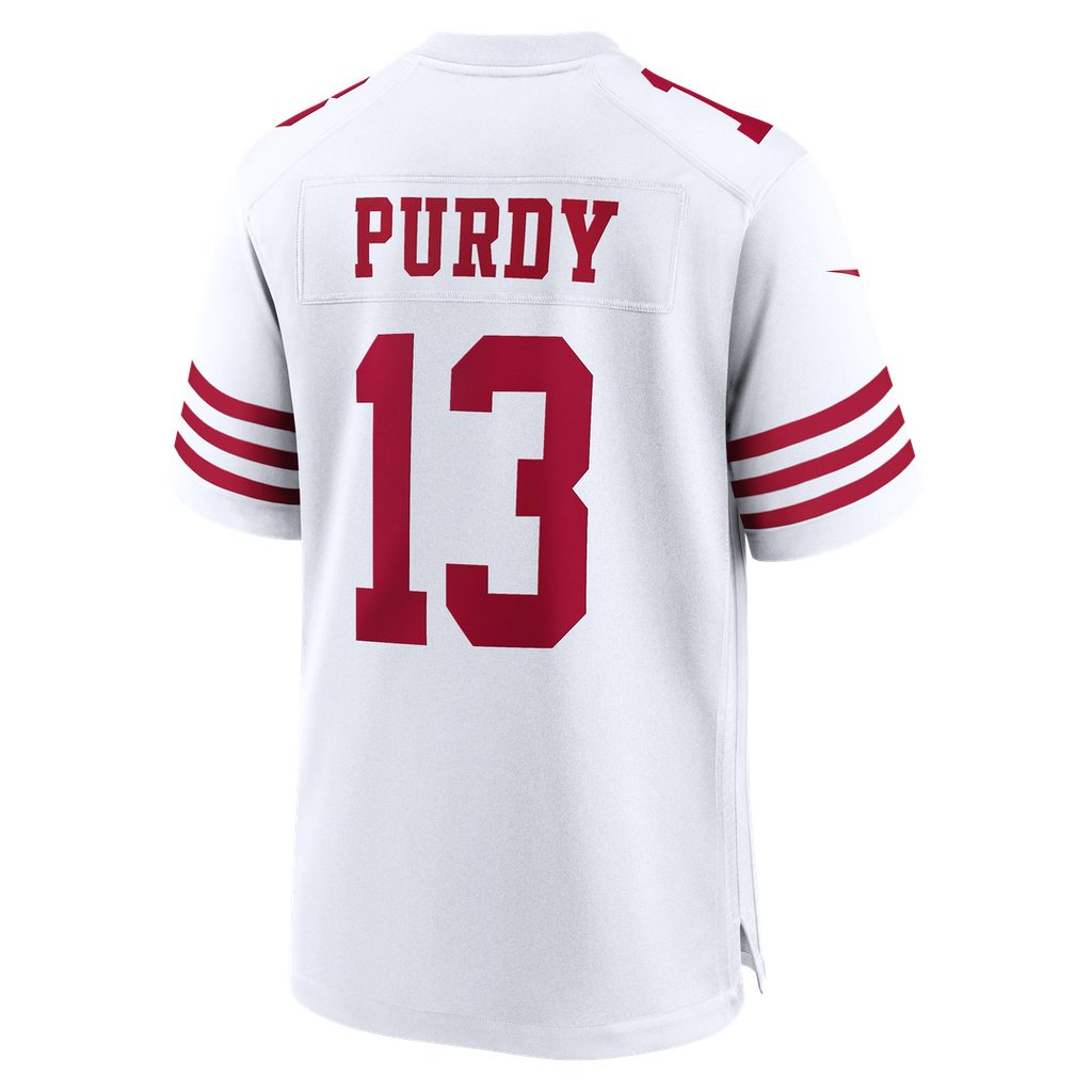 San Francisco 49ers Brock Purdy Nike White 80th Anniversary Game Jersey - product image 3