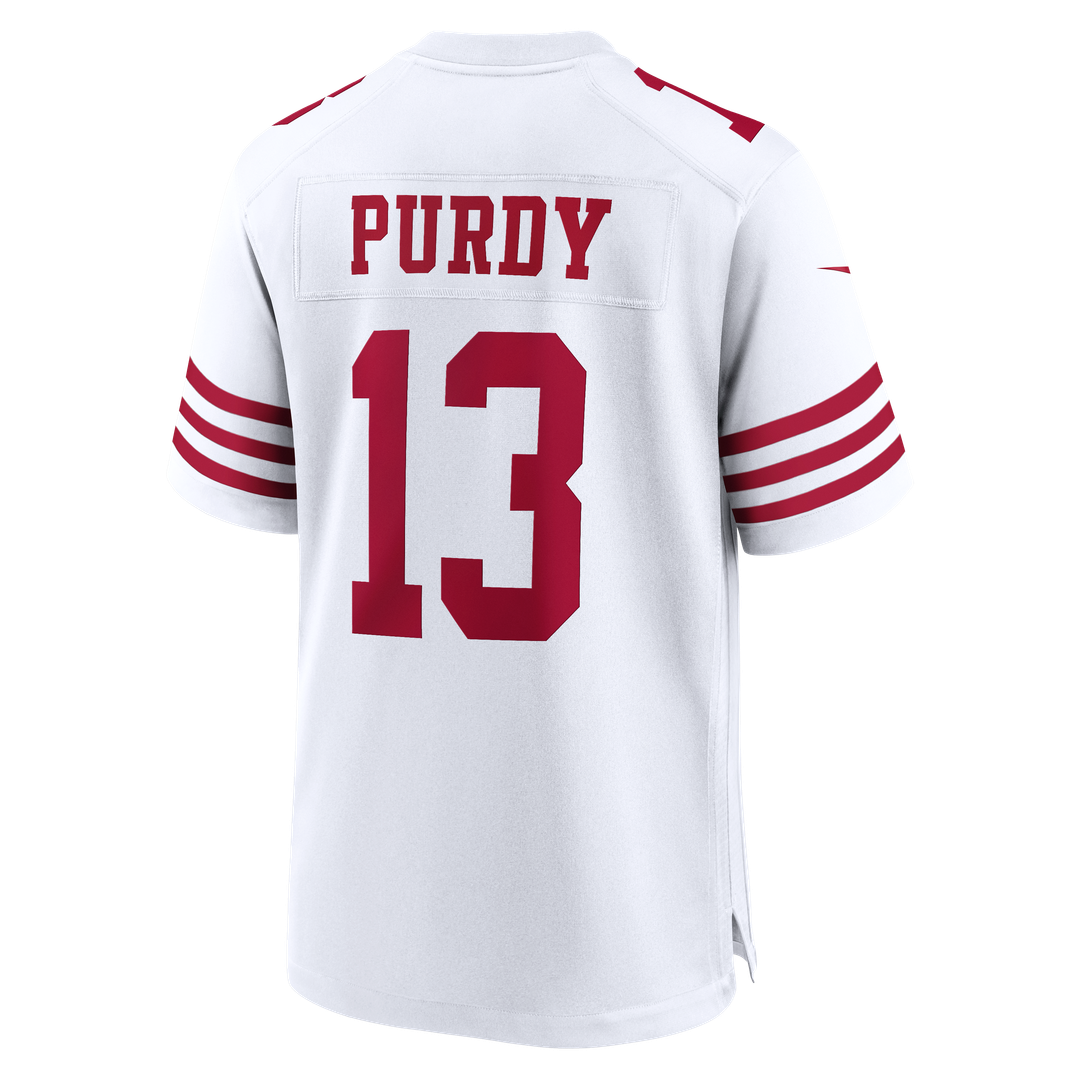 San Francisco 49ers Brock Purdy Nike White 80th Anniversary Game Jersey - product image 3