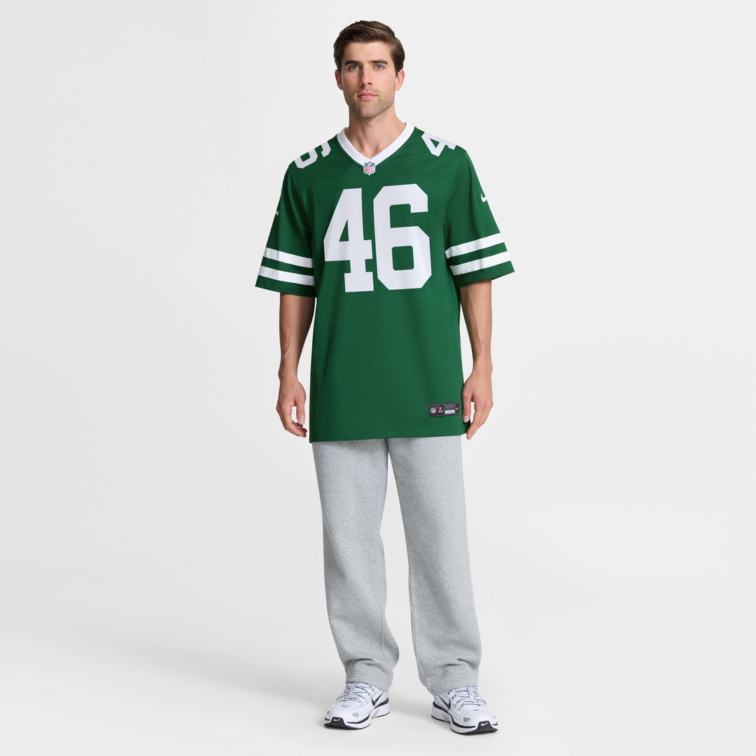 New York Jets Joseph Ossai Nike Legacy Green Team Game Jersey - product image 4