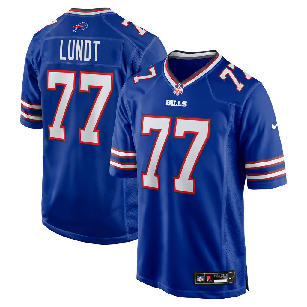 Buffalo Bills Chase Lundt Nike Royal Team Game Jersey - product image 1