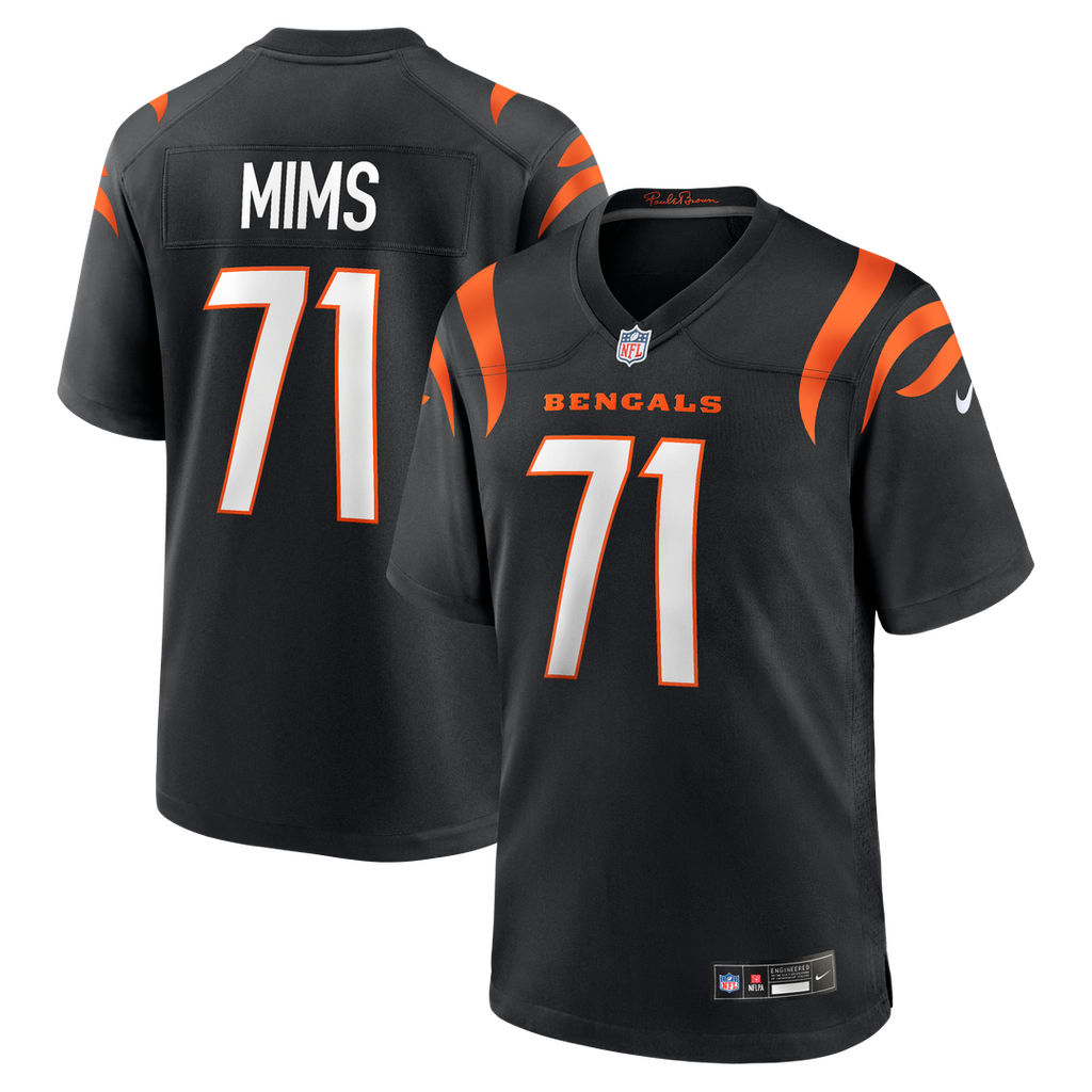 Cincinnati Bengals Amarius Mims Nike Black Player Game Jersey - product image 1
