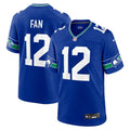 Seattle Seahawks 12s Nike Royal Throwback Player Game Jersey - product image 1