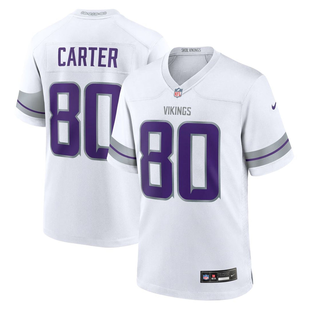 Minnesota Vikings Cris Carter Nike White Alternate Retired Player Game Jersey - product image 1