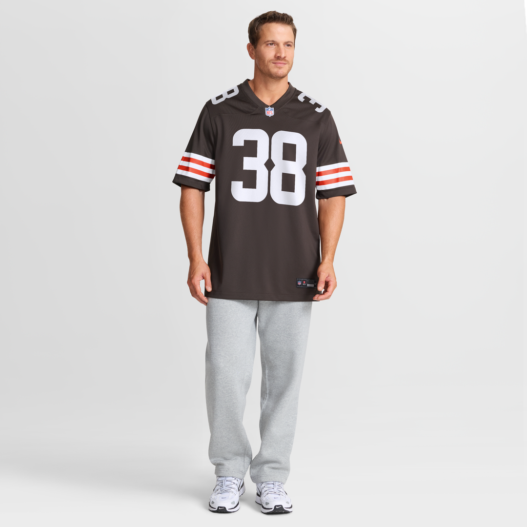 Cleveland Browns Jaleel McLaughlin Nike Brown Team Game Jersey - product image 2