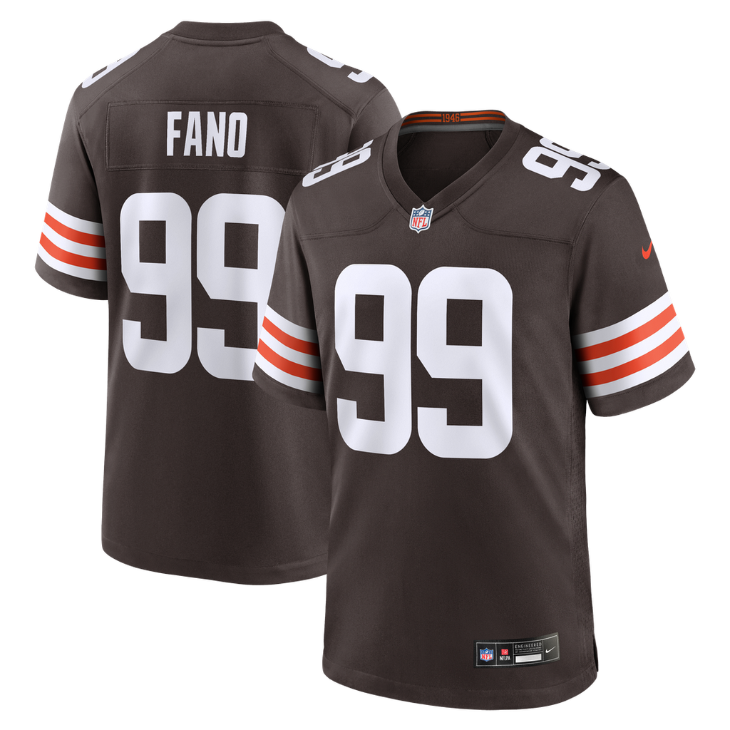 Cleveland Browns Logan Fano Nike Brown Team Game Jersey - product image 1
