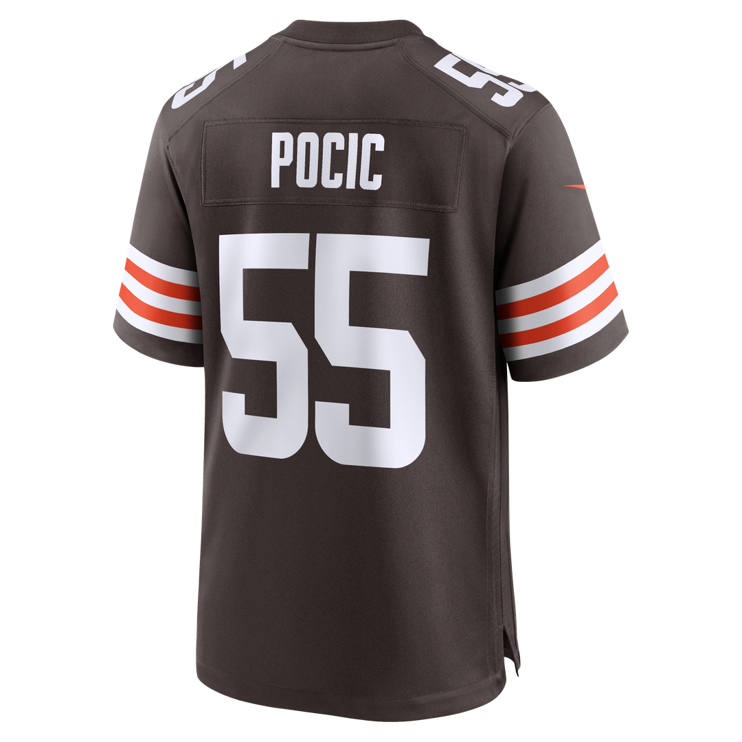 Cleveland Browns Ethan Pocic Nike Brown Game Jersey - product image 3